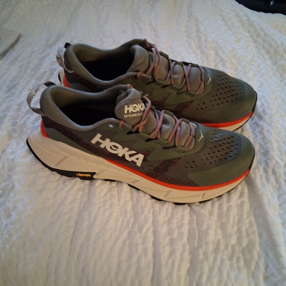 Hoka One One Skyline- Float X Slate Oat Milk Men's 1141610 STTM Size 12 NWOB - Picture 7 of 8